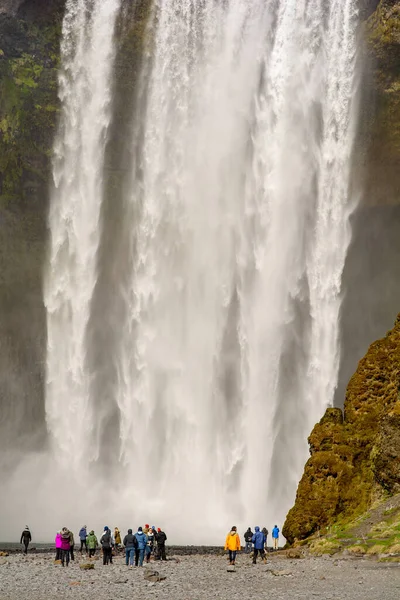 Seljalandsfoss Seljalandsfoss Ligt Regio Zuid — Stockfoto