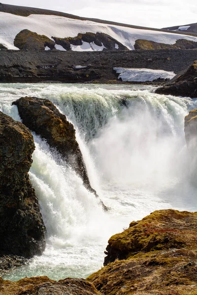 Seljalandsfoss Βρίσκεται Στη Νότια Περιφέρεια Της Ισλανδίας — Φωτογραφία Αρχείου