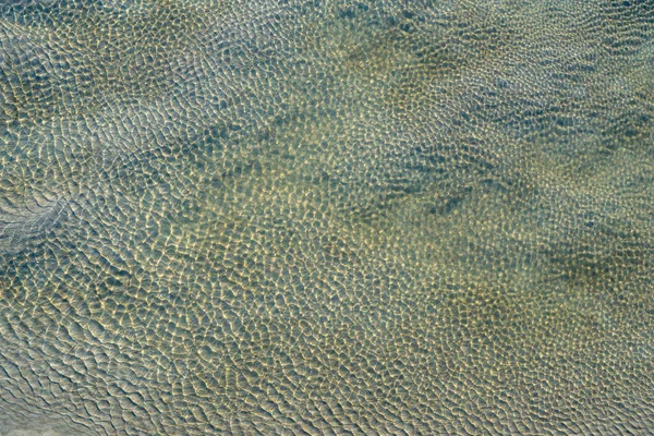 Reflexões Uma Piscina Maré Ilha Tybee Geórgia — Fotografia de Stock