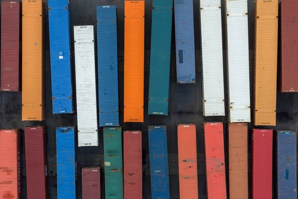 Containers in Train Yard in Atlanta, Georgia