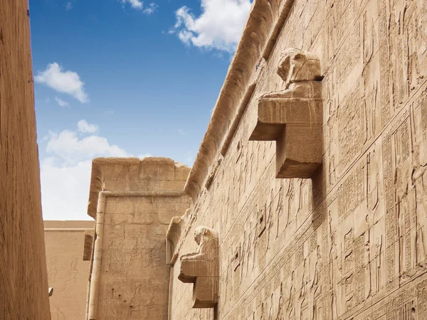 Mısır Daki Edfu Tapınağı Inanılmaz Antikaları — Stok fotoğraf