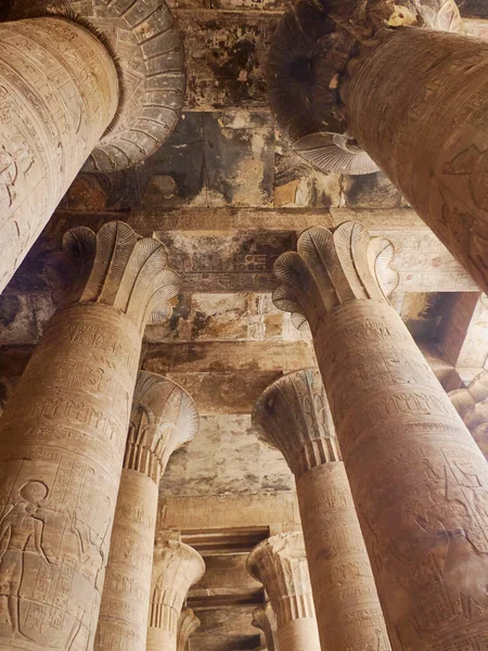 Temple Edfu Egypte Avec Ses Incroyables Antiquités — Photo
