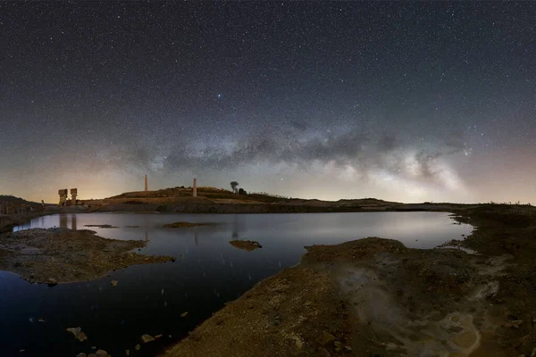 밀키웨이 Mina Alentejo Portugal — 스톡 사진