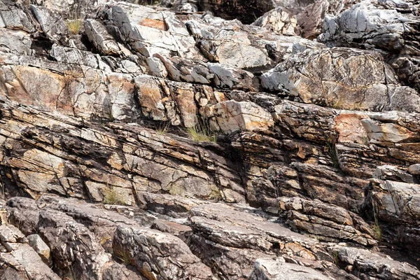 Bella Vista Sul Paesaggio Roccioso Chapada Dos Veadeiros Stato Gois — Foto Stock