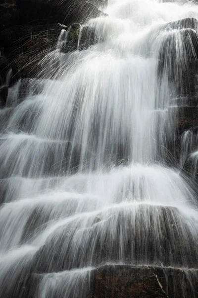 Beautiful View Wild Rocky Cerrado Waterfall Chapada Dos Veadeiros Gois — Foto de Stock