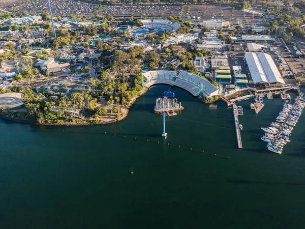 Seaworld San Diego Theme Park Aerial Photography — Stockfoto