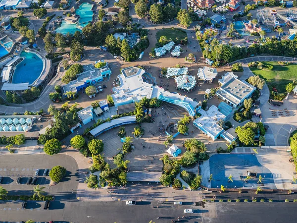 Seaworld San Diego Theme Park Luchtfotografie — Stockfoto