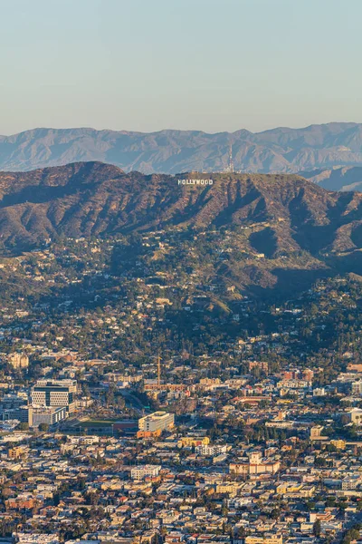 Hollywood Sign Netflix Office Aerial Photography — Stok fotoğraf