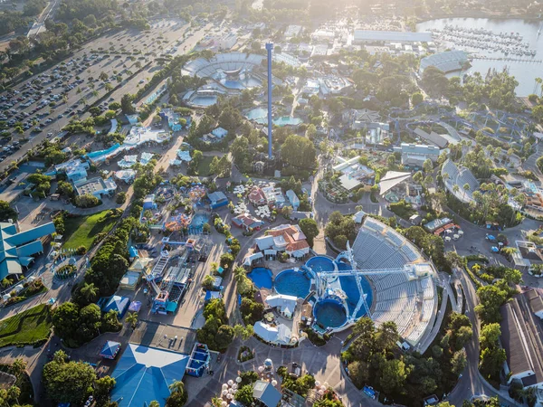 Seaworld San Diego Theme Park Aerial Photography — Stockfoto