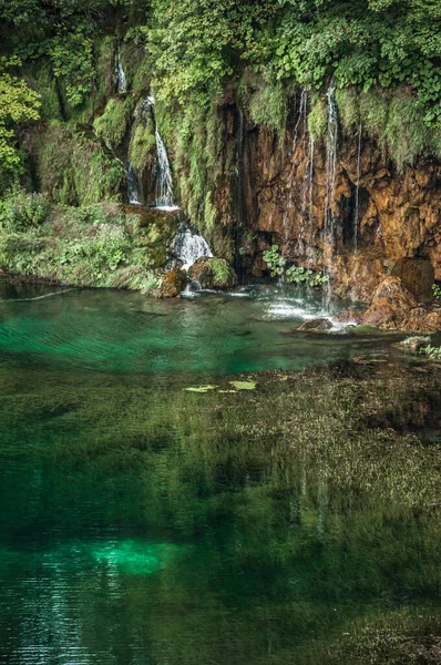 Waterfalls Plitvice Lakes Croatia — Stok fotoğraf