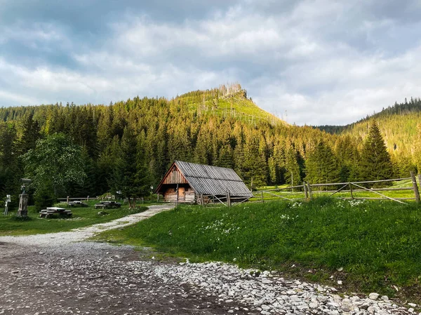 Shepherd Hut Mountain Valley Tatras Mountains Poland — Stockfoto