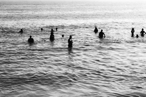 Arpoador Aan Het Strand Rio Janeiro — Stockfoto