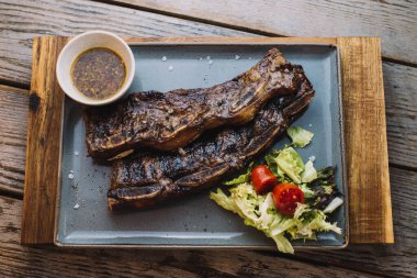 Mükemmel kalite ızgaranın farklı kesimleri.