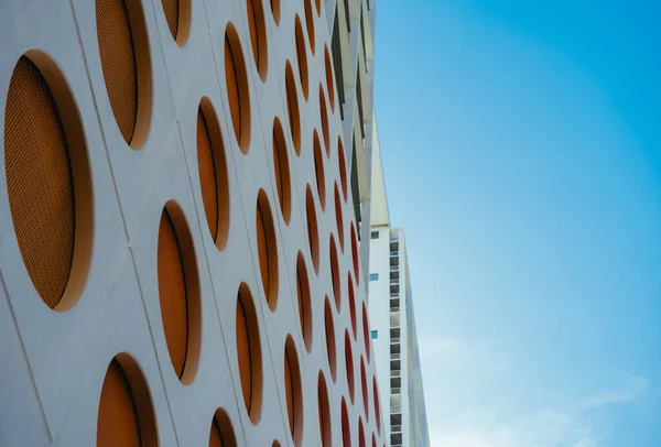 Detalle Construcción Colores Cielo Azul Miami —  Fotos de Stock