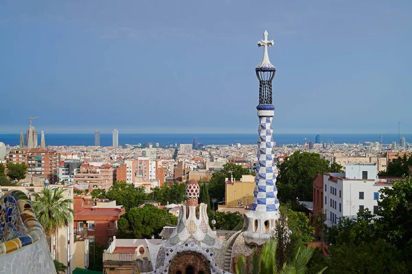 Park Gell Van Anthoni Gaudi Barcelona — Stockfoto