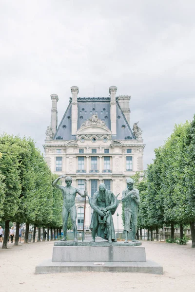 Sculptures Tuileries Garden Paris France — Stock Photo, Image