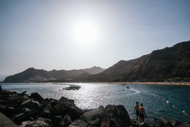 beach of teresitas in tenerife spain