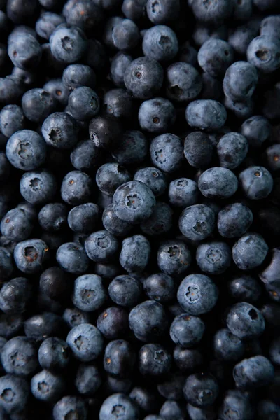 Top View Blueberries Background — Stock Photo, Image