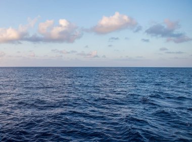 View of Gulf of Mexico from an offshore platform