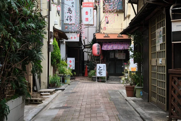 Traditional Street Tokyo Japan — Stock Photo, Image
