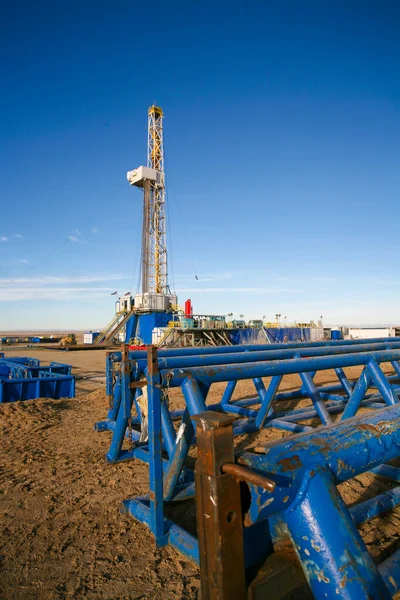 Drilling Rig Wamsutter Wyoming — Foto de Stock