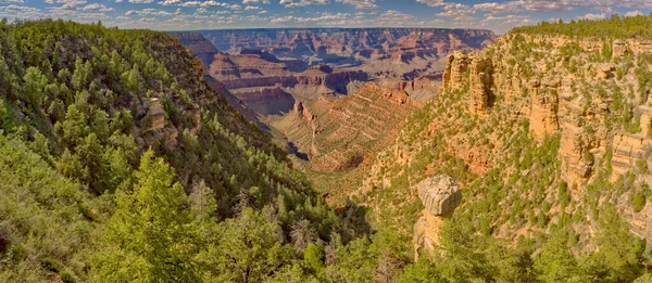 Grand Canyon Viewed Thor Hammer Overlook — стокове фото