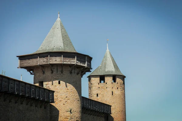 Cite Carcassonne World Heritage Site France Europe —  Fotos de Stock