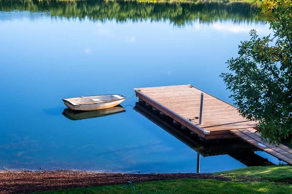 Scenic Landscape Gorgeous View Clear Lake — Foto de Stock