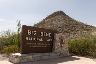 Big Bend National Park Sign in Texas