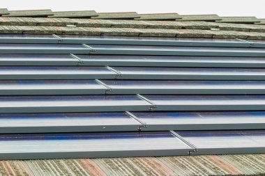 Home solar installation in California