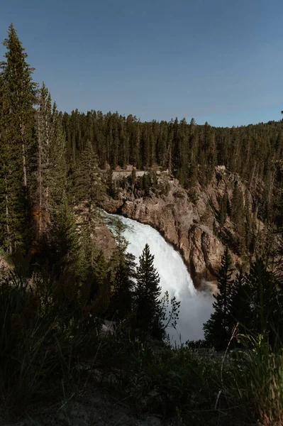 Upper Falls Yellowstone National Park — Stockfoto