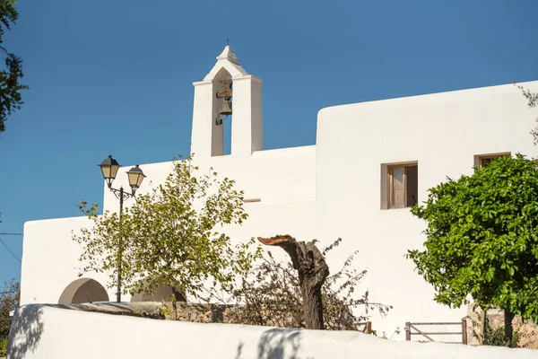 Old White Church Santa Anges Corona Ibiza Spain — Stock Photo, Image