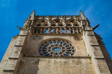 Facade of the Gothic Cathedral of Burgos