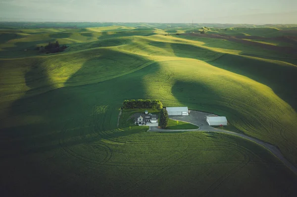 Farm House Palouse Eastern Washington — Stok fotoğraf