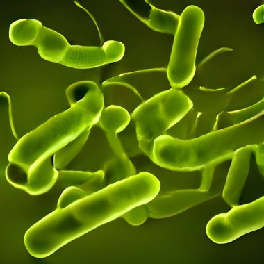 Biofilm of antibiotic resistant bacteria, closeup view.