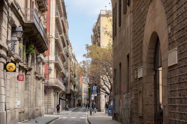 Barselona 'nın El Raval mahallesindeki Katalonya Kütüphanesi.