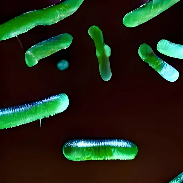 Scientific Image Bacteria Citrobacter Illustration — Photo