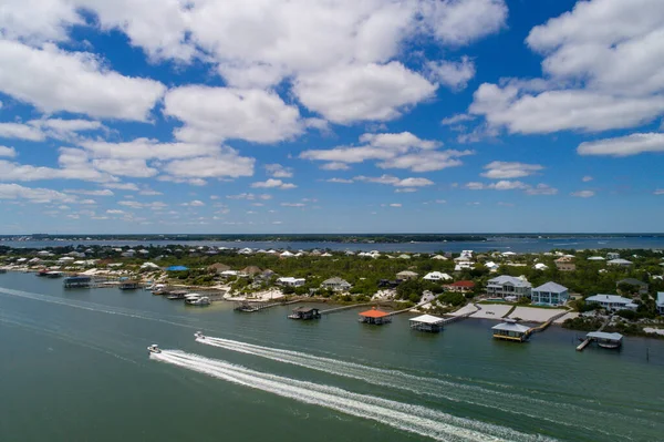 Boats Alongside Ono Island July — Foto Stock