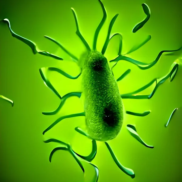 Scientific Image Bacteria Citrobacter Illustration — Stockfoto