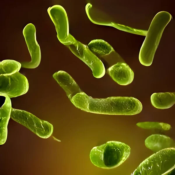 Legionella Pneumophila Medical Illustration — стоковое фото