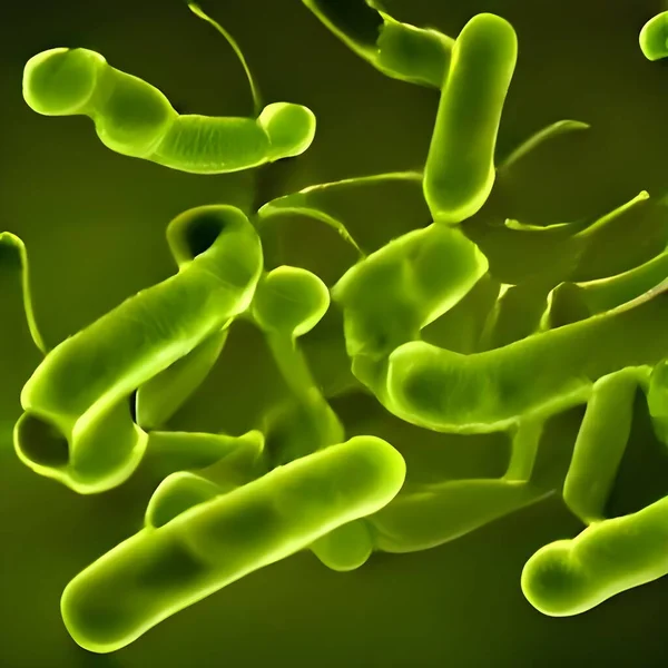 Biofilm Antibiotic Resistant Bacteria Closeup View — Stockfoto