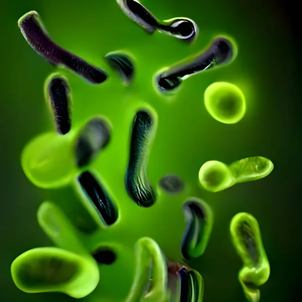 Biofilm Antibiotic Resistant Bacteria Closeup View — ストック写真