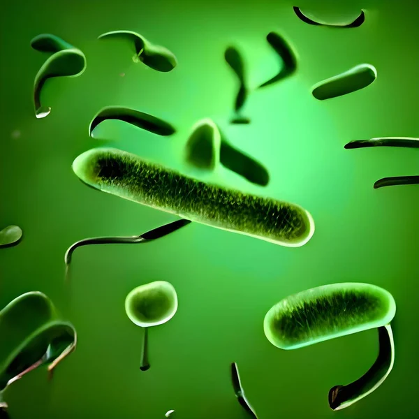 Biofilm of antibiotic resistant bacteria, closeup view.