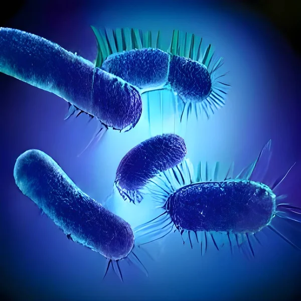Biofilm Antibiotic Resistant Bacteria Closeup View — Stockfoto