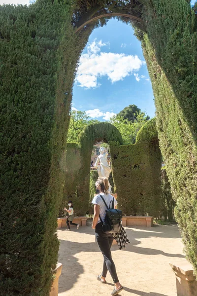 Labyrint Het Parque Laberinto Horta Barcelona Catalonië — Stockfoto