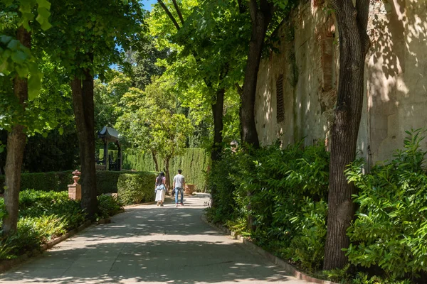 Labyrint Het Parque Laberinto Horta Barcelona Catalonië — Stockfoto