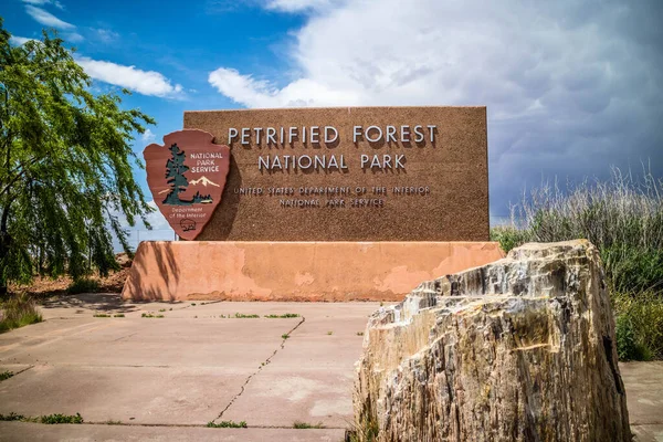 Well Built Structure Petrified Forest National Park — Stock Photo, Image