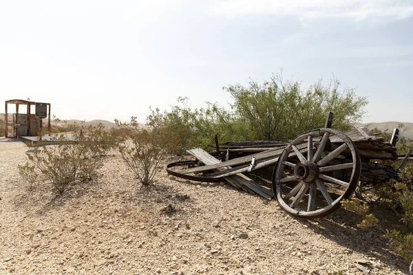 Abandoned Wagon Terlingua Ghost Town Texas — Foto de Stock