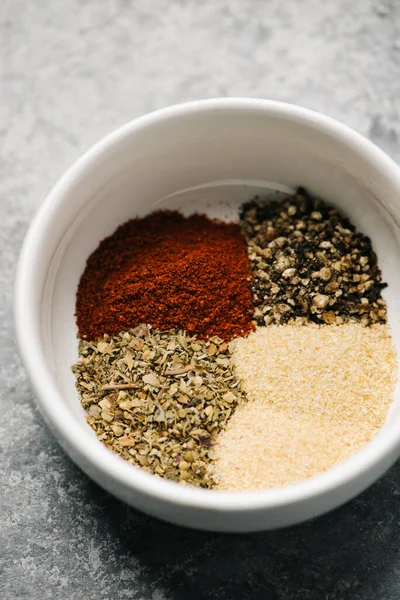 Spice Blend Closeup Ramekin — 스톡 사진