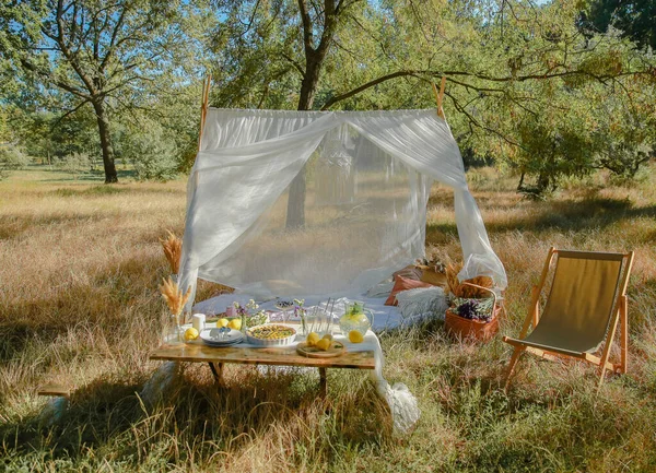 Wedding Tent Style Boho — Stock Photo, Image